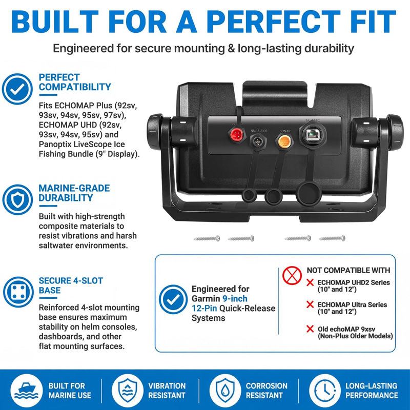 Remplacement pour Garmin 010-1 - Fish Finder Mount avis et prix